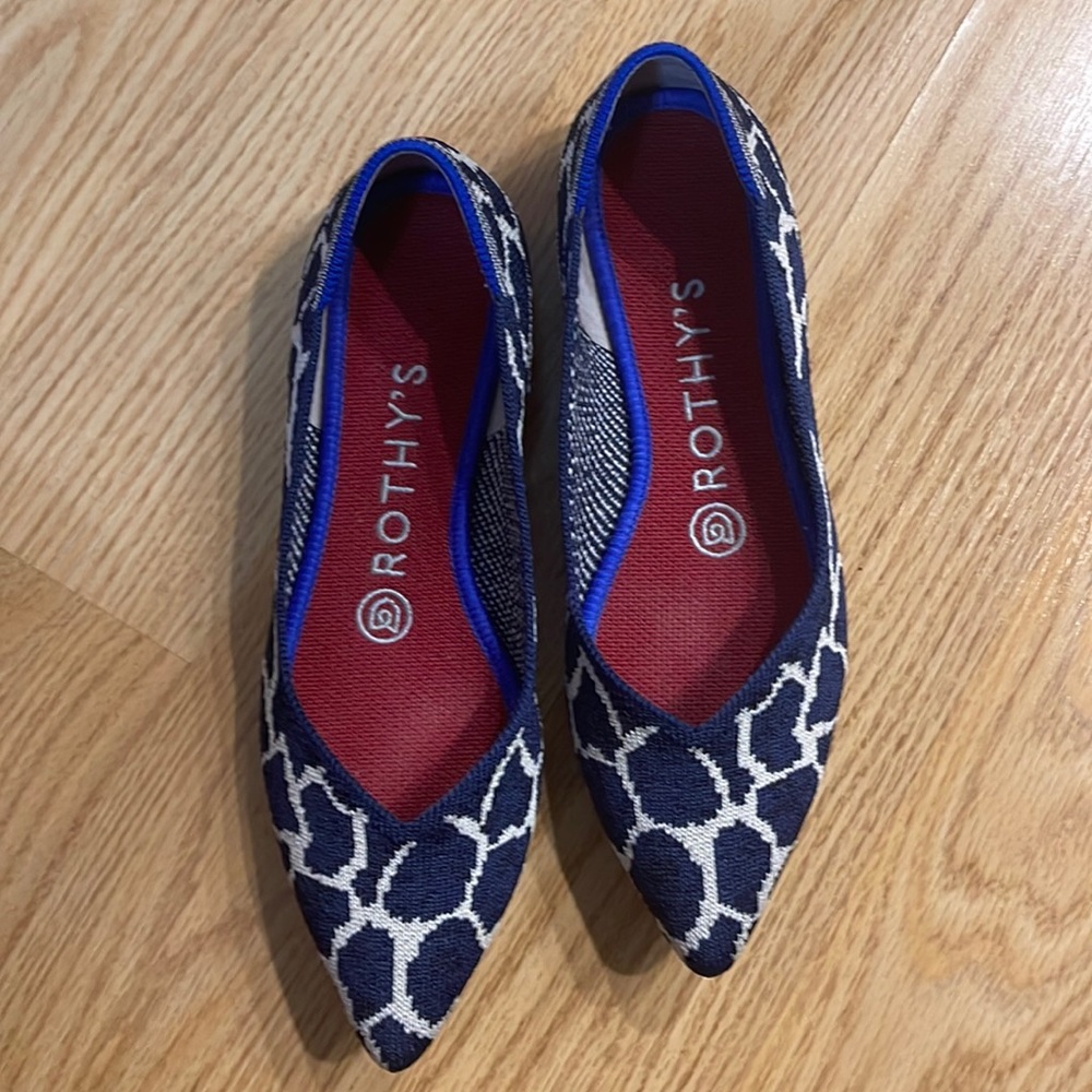 Indigo Giraffe Rothys